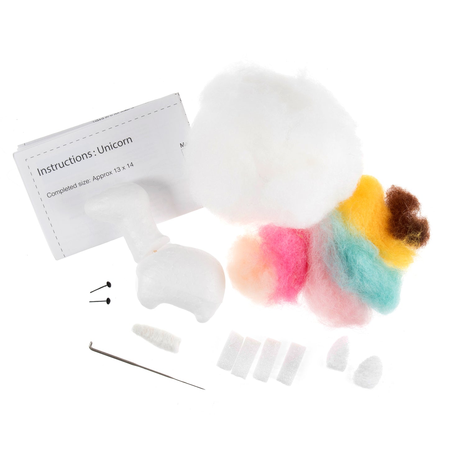 Needle Felting Unicorn Kit