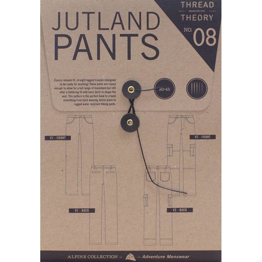 Jutland Trousers Thread Theory Designs Sewing Pattern. Size 30-45.