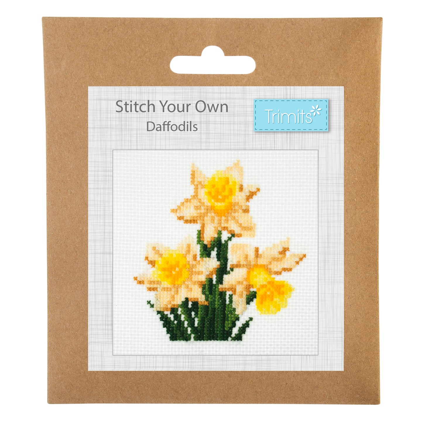 Counted Cross Stitch Kit: Mini: Daffodil