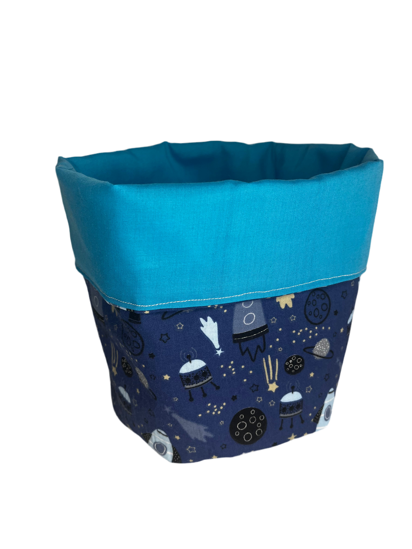 Space blue reversible basket