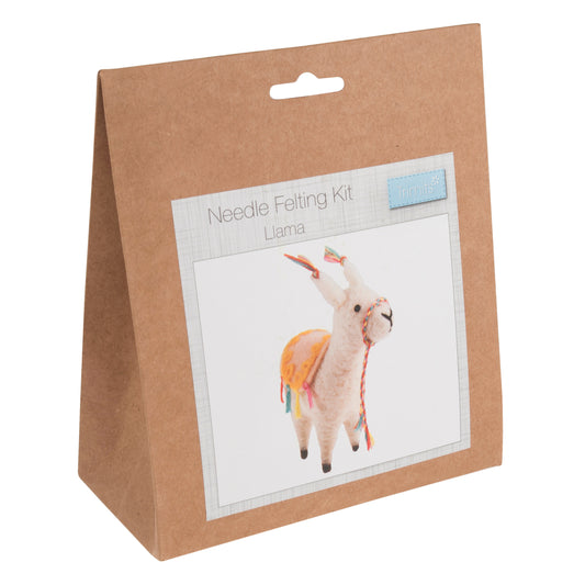 Needle Felting Llama Kit