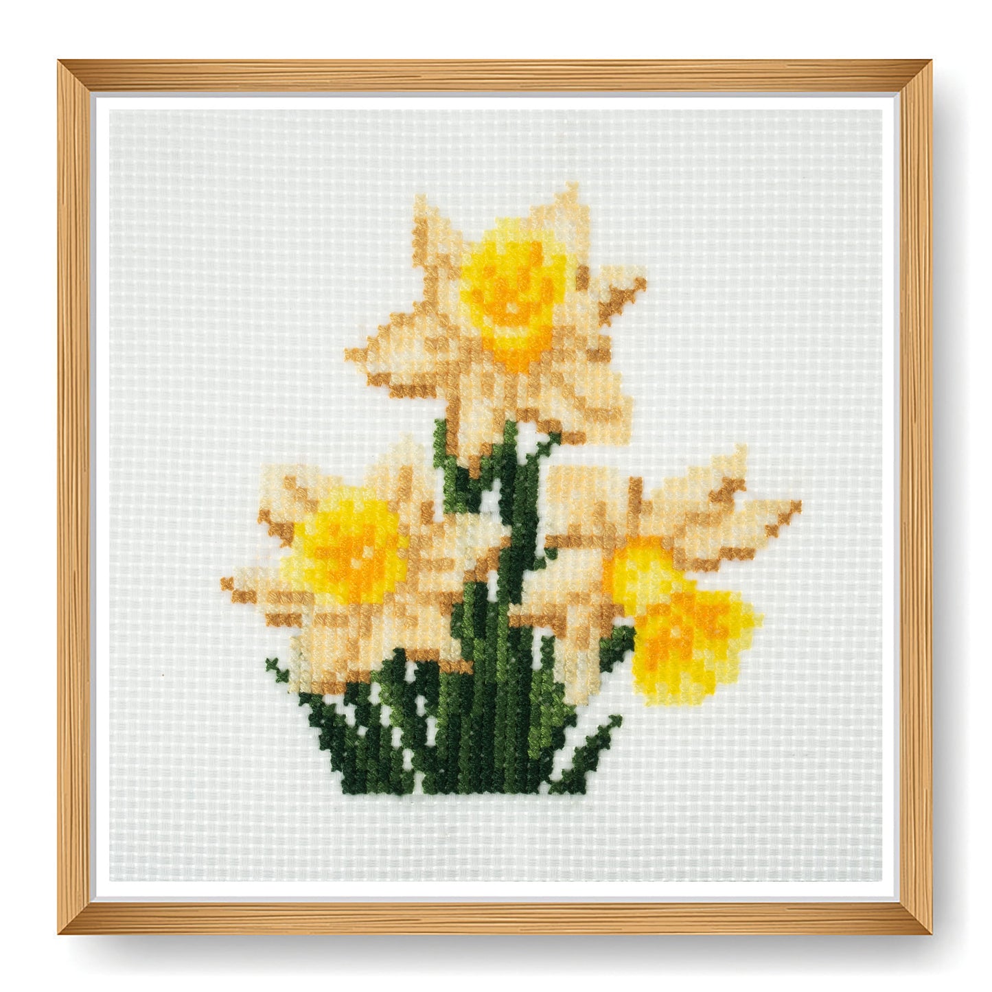 Counted Cross Stitch Kit: Mini: Daffodil