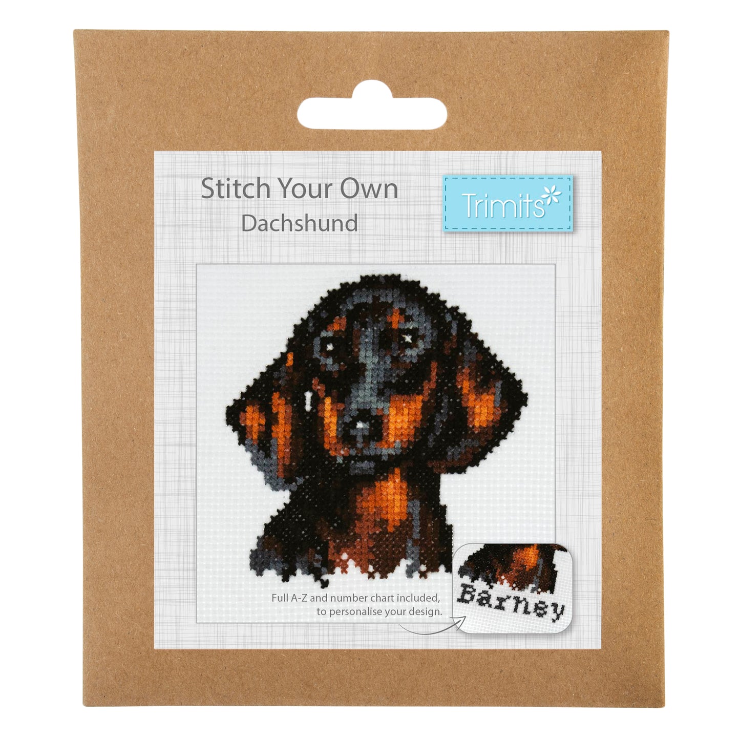 Counted Cross Stitch Kit: Mini: Dachshund