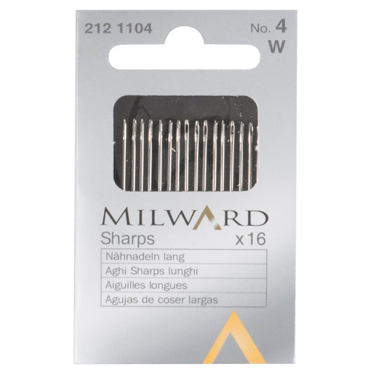 Milward Hand Sewing Needles - Size 4