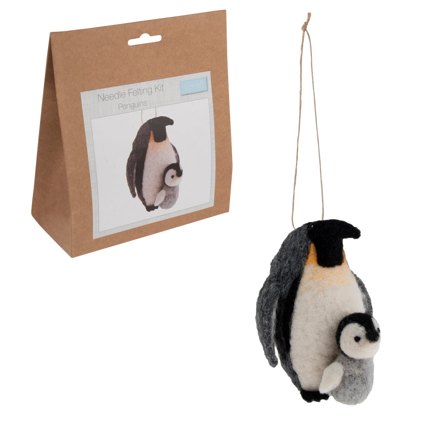 Needle Felting Penguins Kit