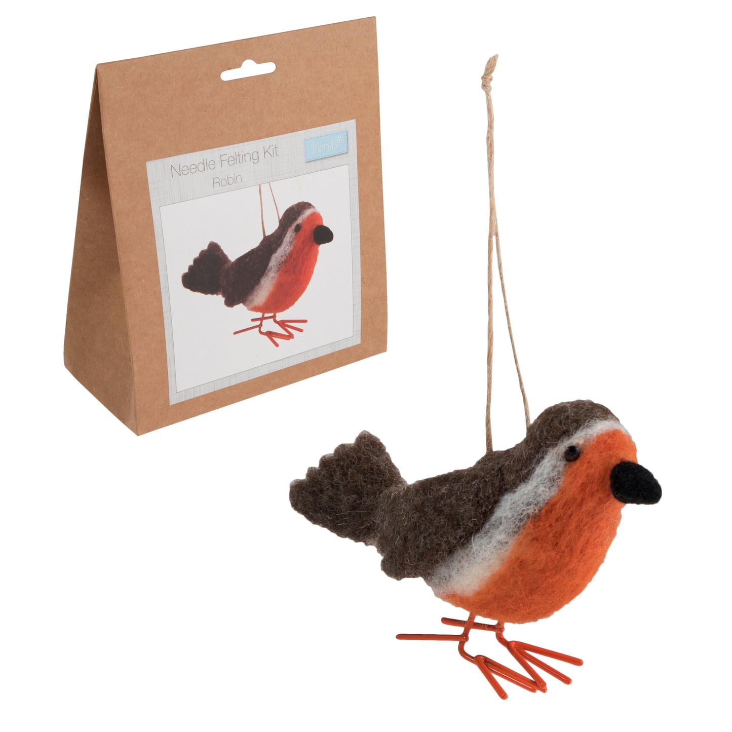 Needle Felting Robin Kit