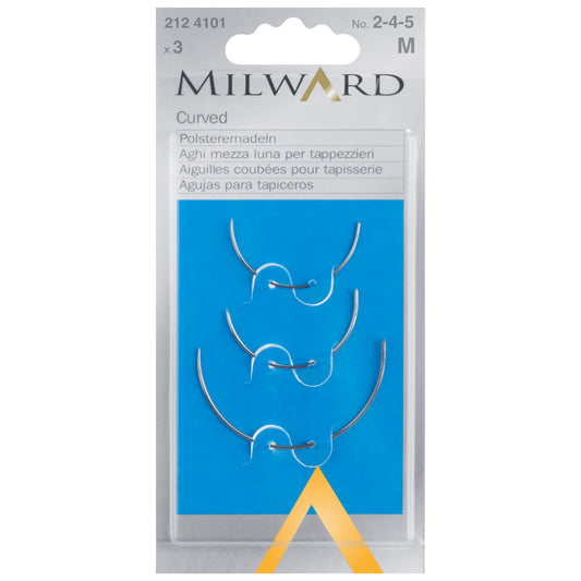 Milward Curved Needles - Size 2, 4 & 5