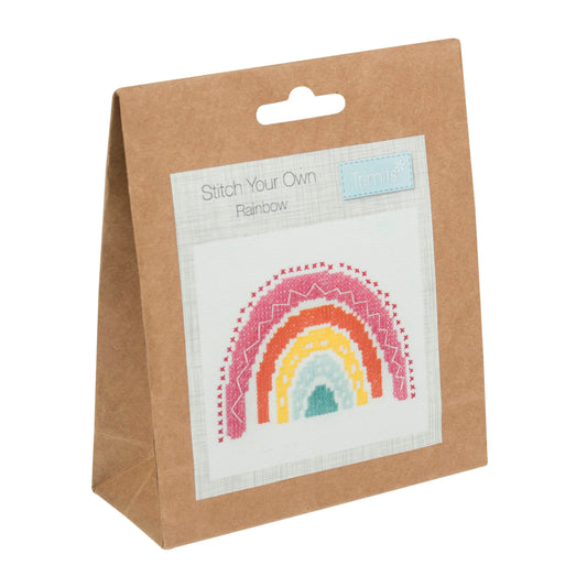 Counted Cross Stitch Kit: Mini: Rainbow