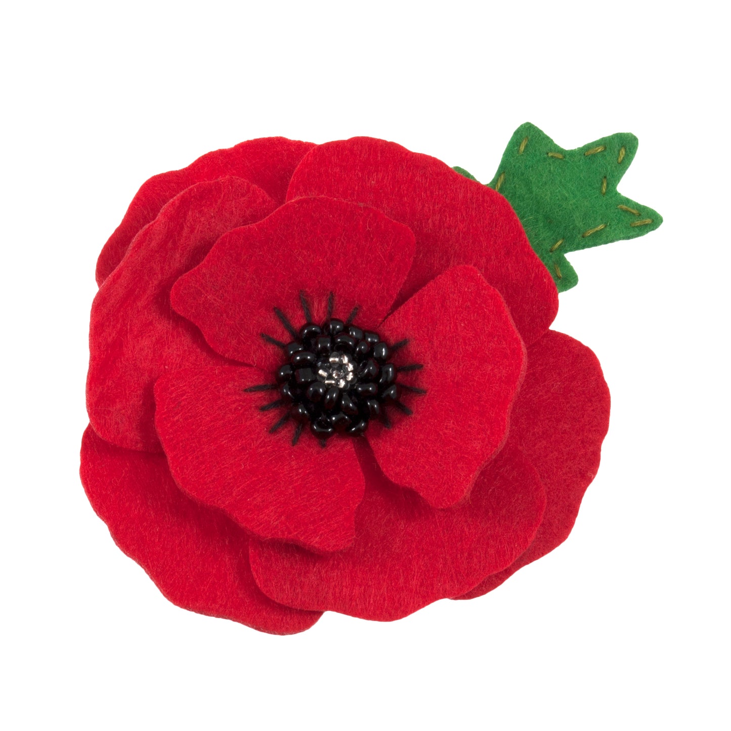 Felt Decoration Kit: Poppy Brooch