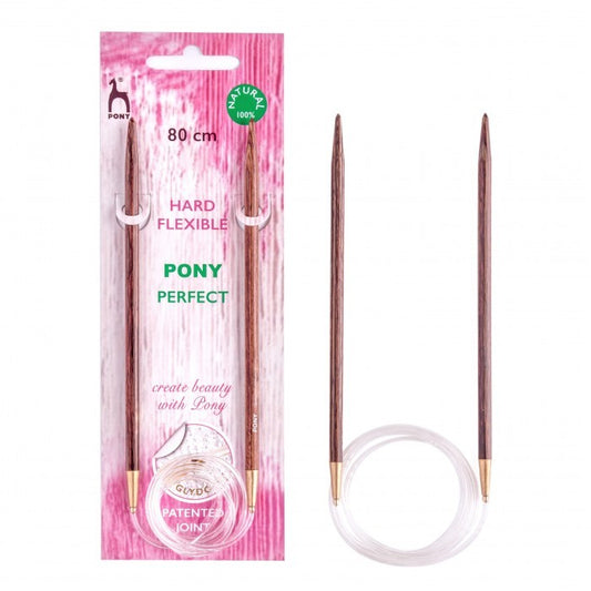 Pony Perfect Fixed Circular Knitting Needle - 80cm 3.5mm