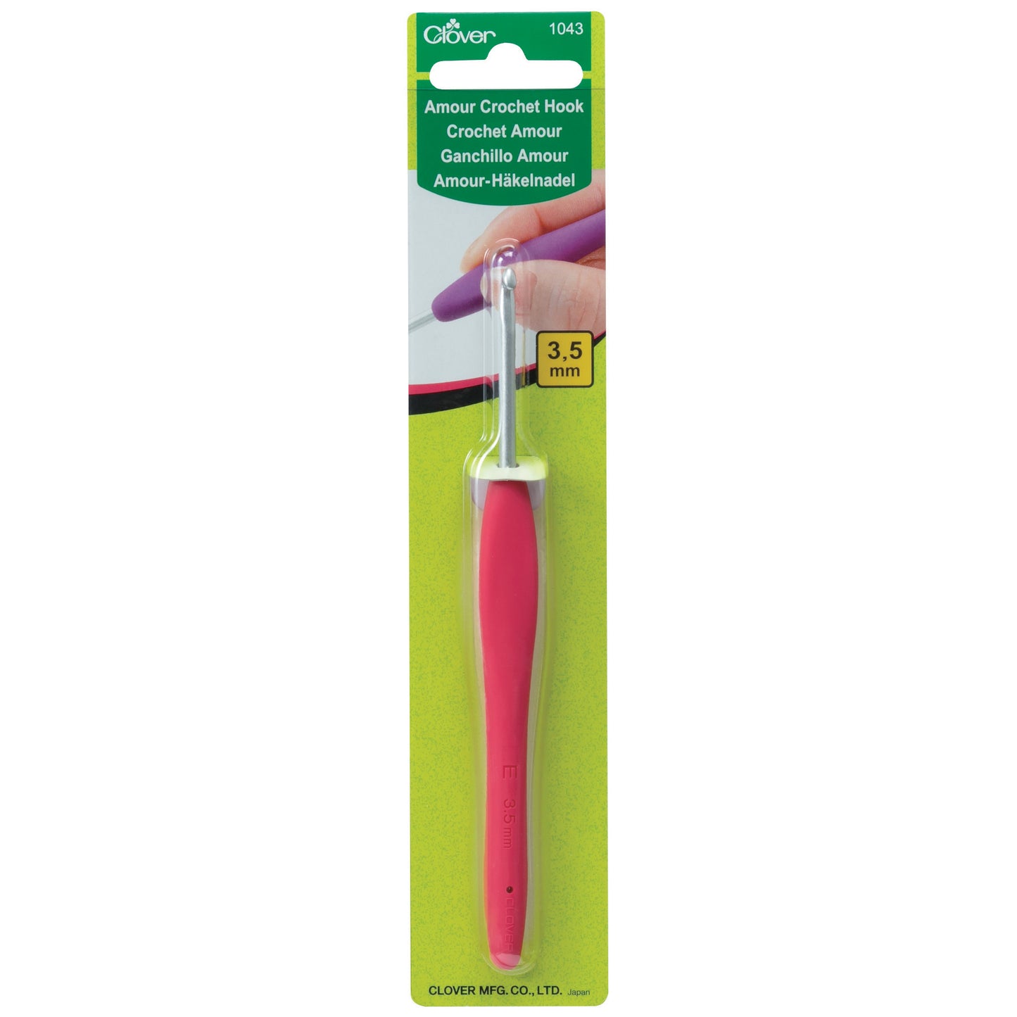 Clover Crochet Hooks: Amour (2.0mm to 6.0mm)