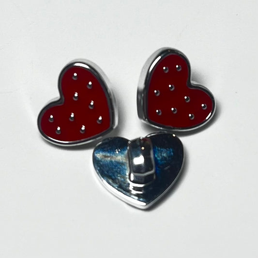 12mm Heart Button (B140)