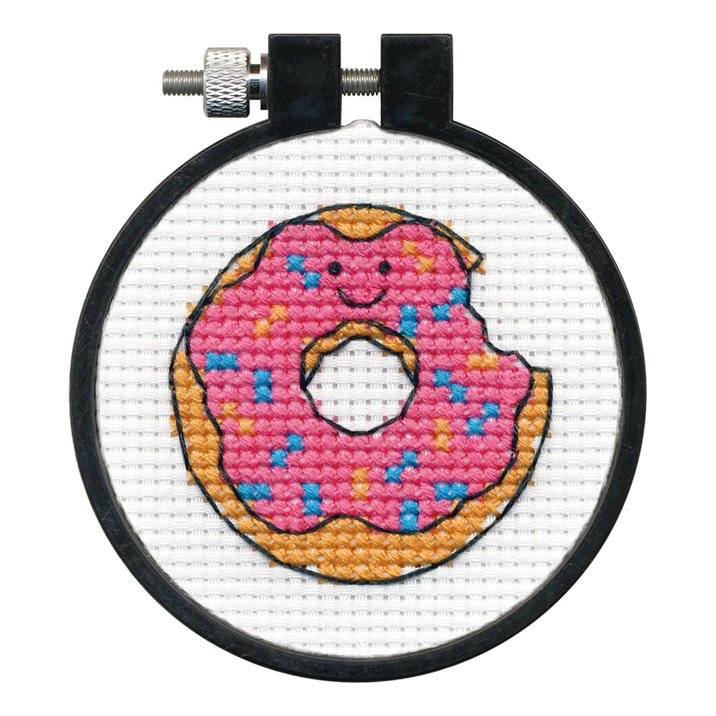 Counted Cross Stitch Kit: Learn-a-Craft: Donut