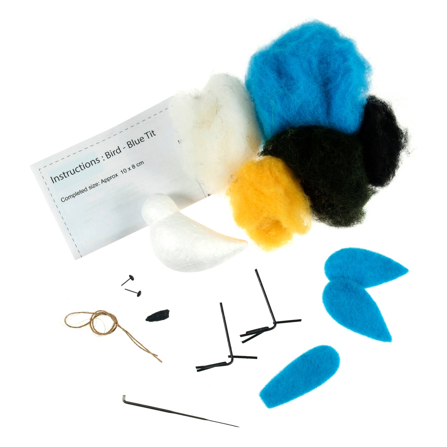 Needle Felting Blue Tit Kit