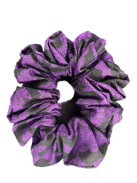 Purple bat scrunchie