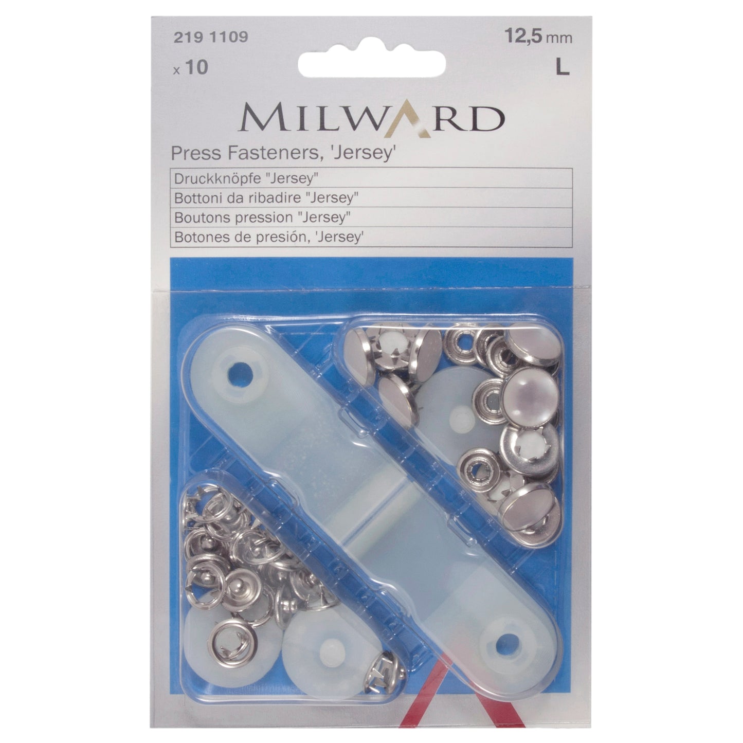 Milward Press Fasteners - ‘Jersey’