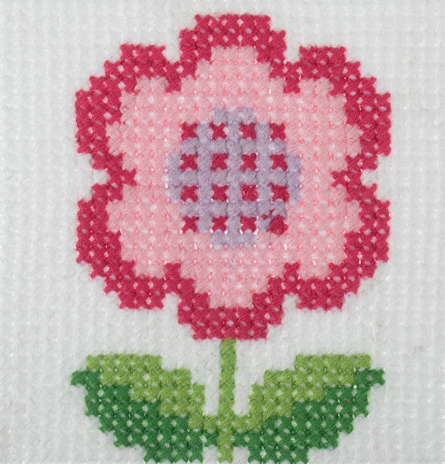 Counted Cross Stitch Kit: Flower