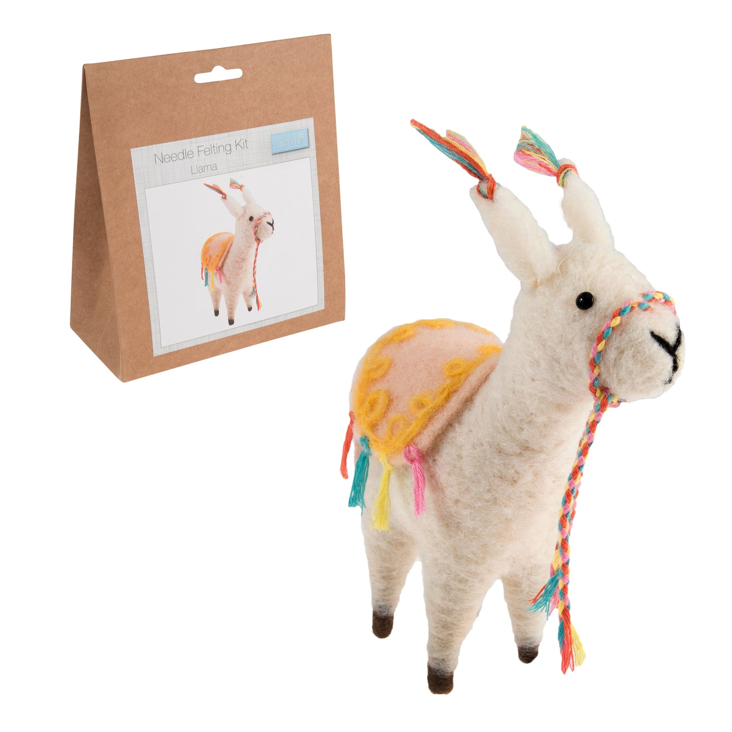 Needle Felting Llama Kit