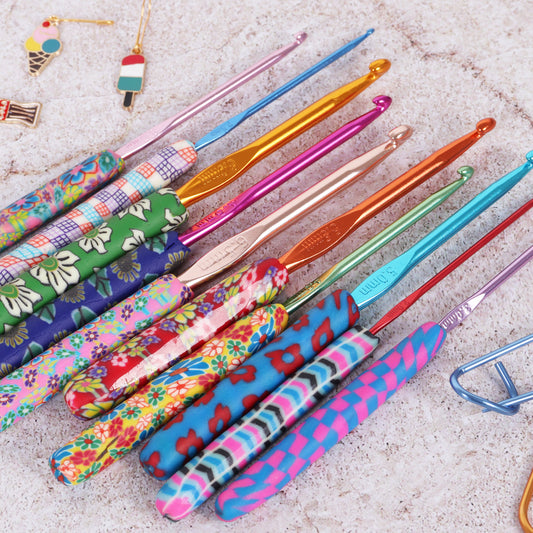 Polymer Clay Crochet Hook (5 Sizes)