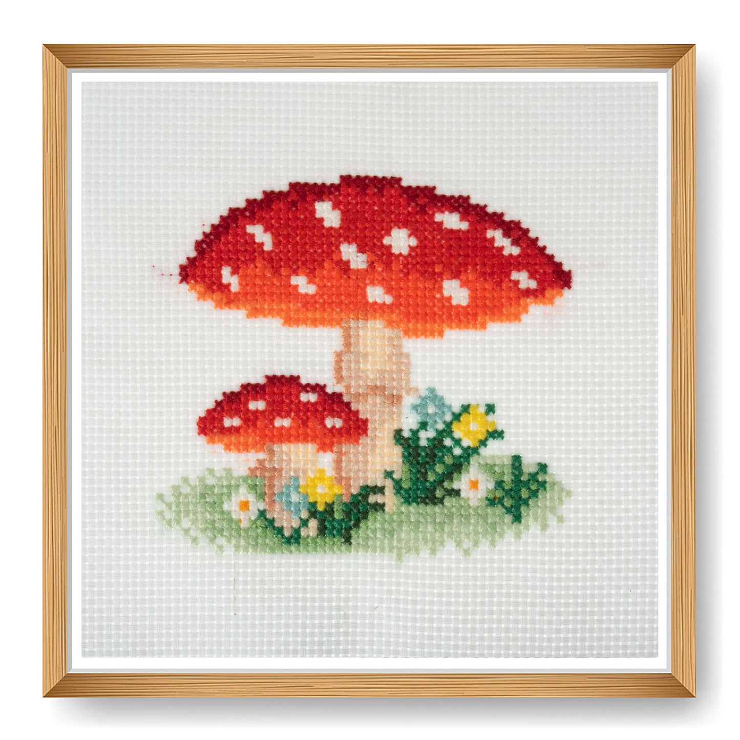 Counted Cross Stitch Kit: Mini: Toadstool