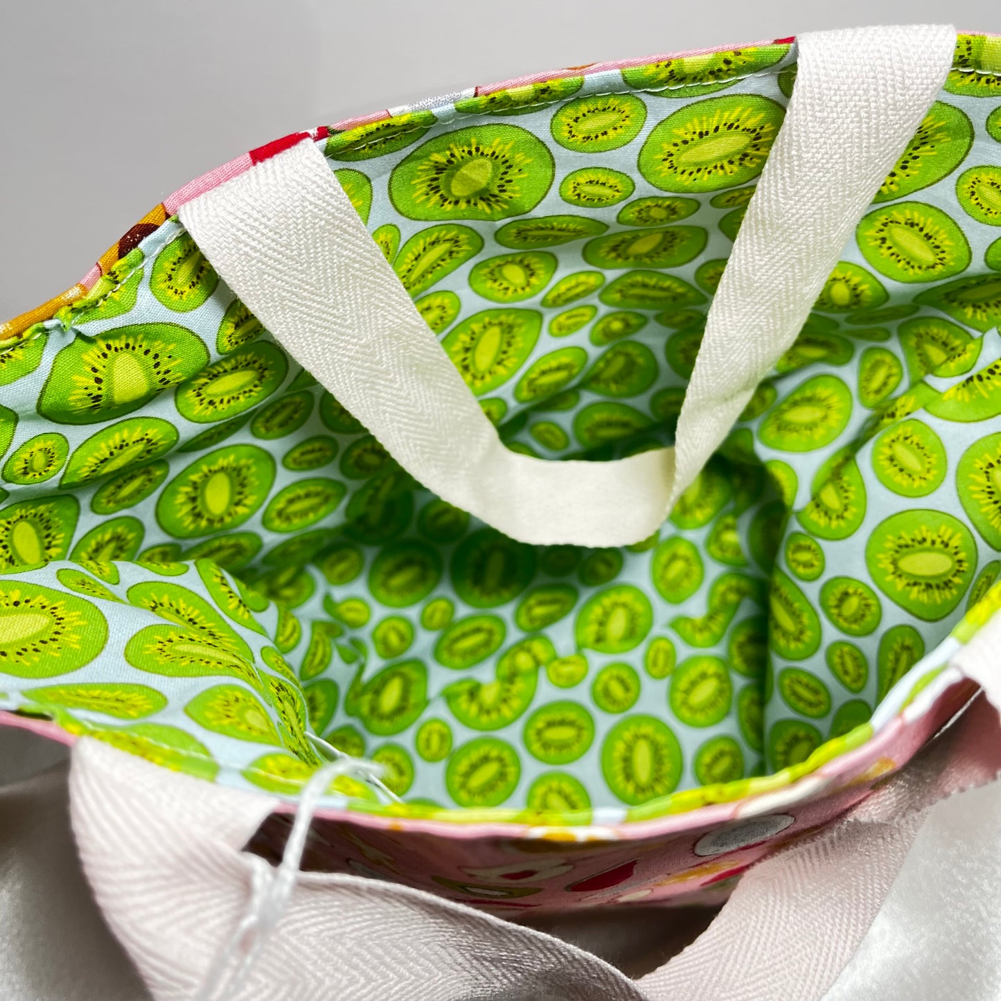 Fruits and Kiwi Reversible Mini Bag