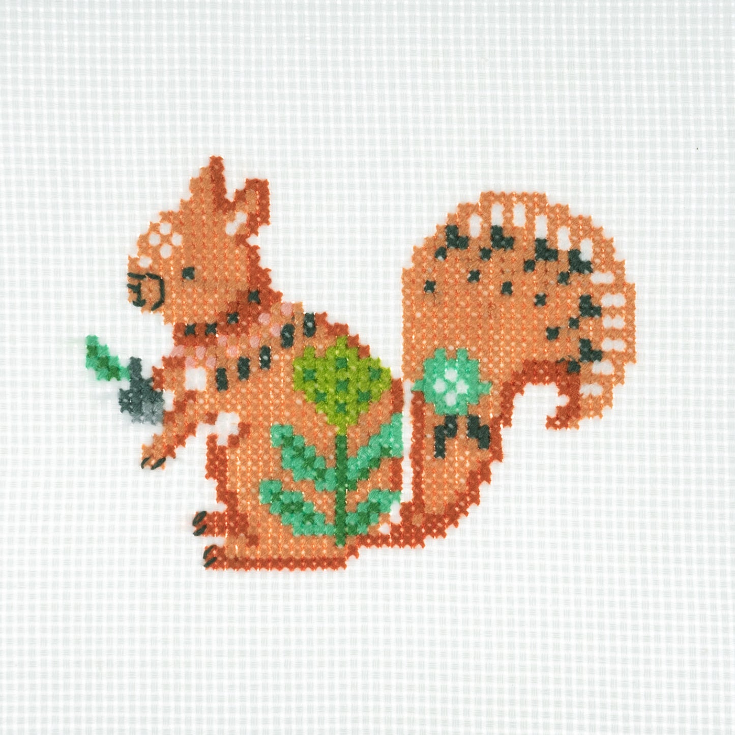 Counted Cross Stitch Kit: Mini: Squirrel