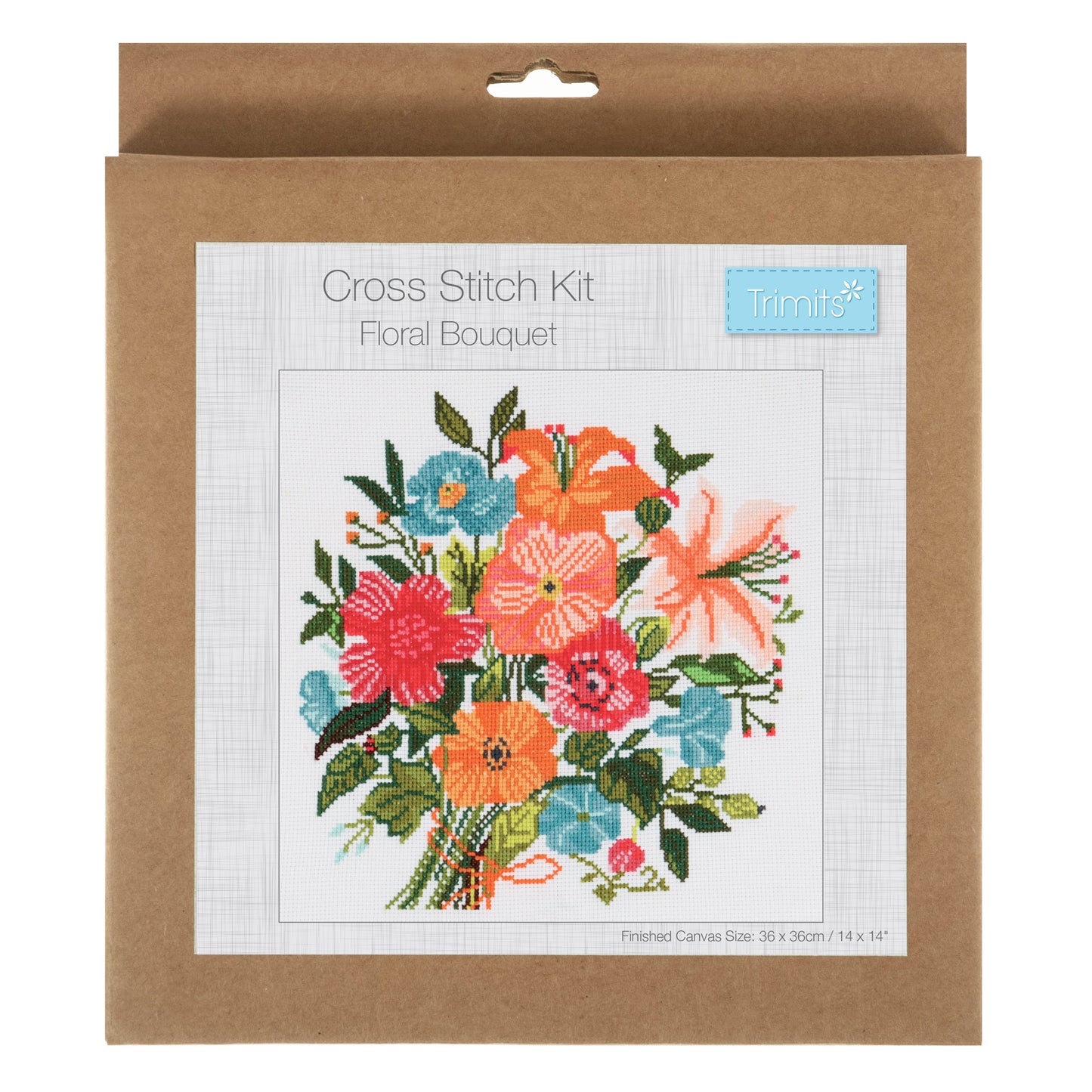 Counted Cross Stitch Kit: Large: Floral Bouquet