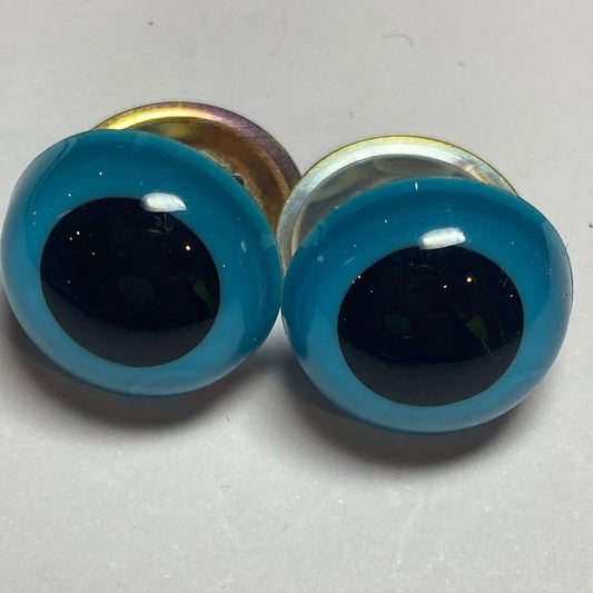 Blue Safety Eye with Washer - 19mm (pair)