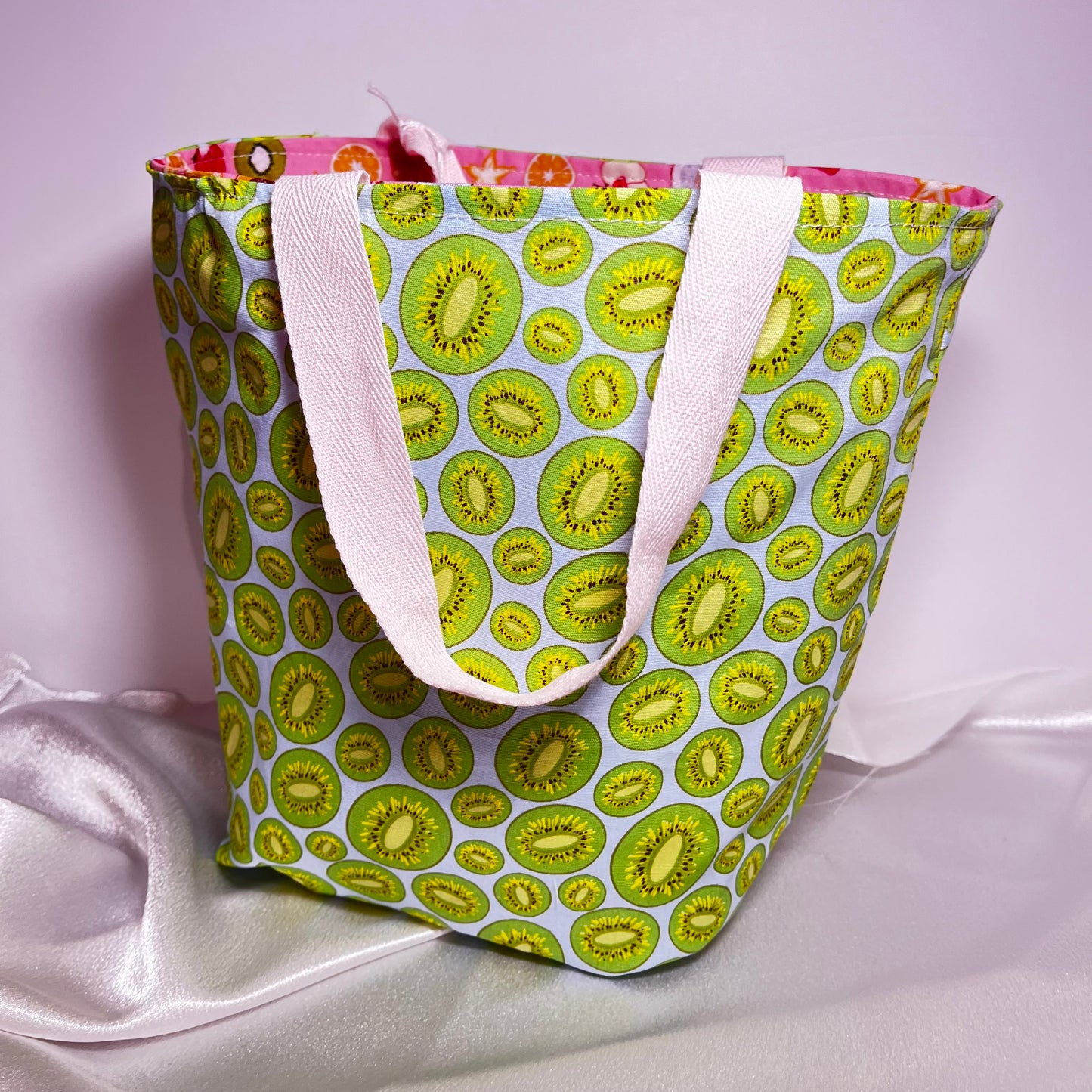 Fruits and Kiwi Reversible Mini Bag