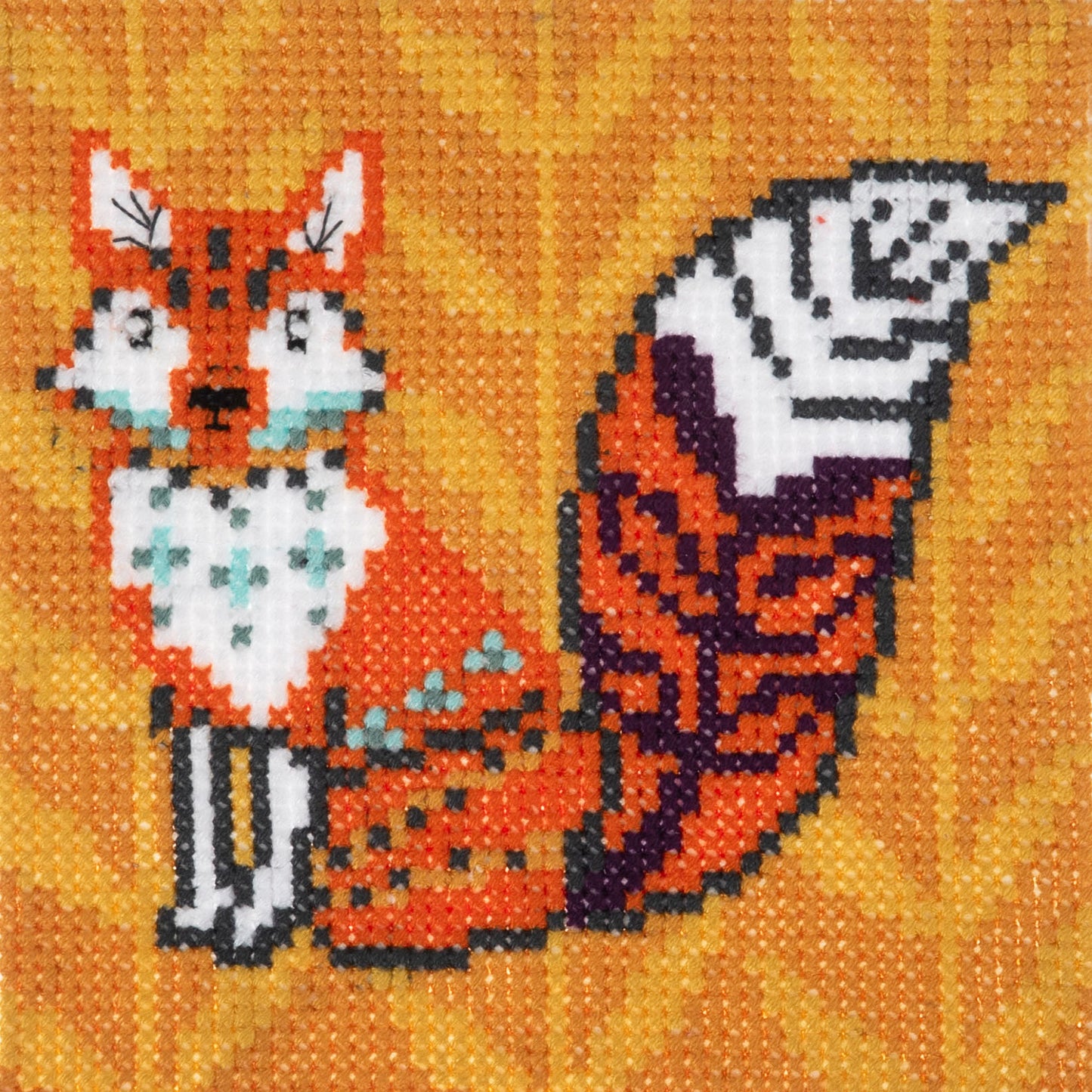 Counted Cross Stitch Kit: Mini: Fox