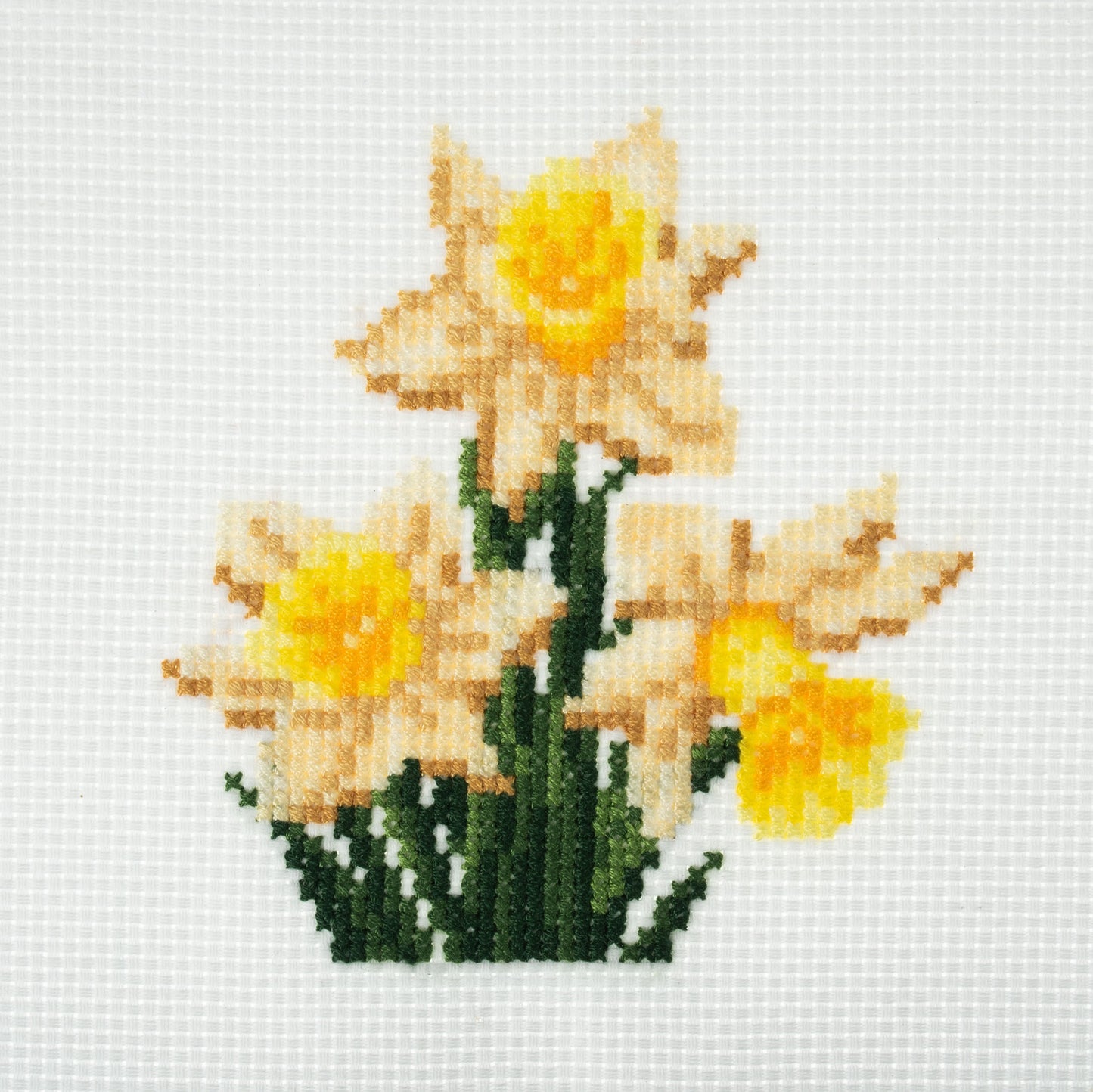 Counted Cross Stitch Kit: Mini: Daffodil