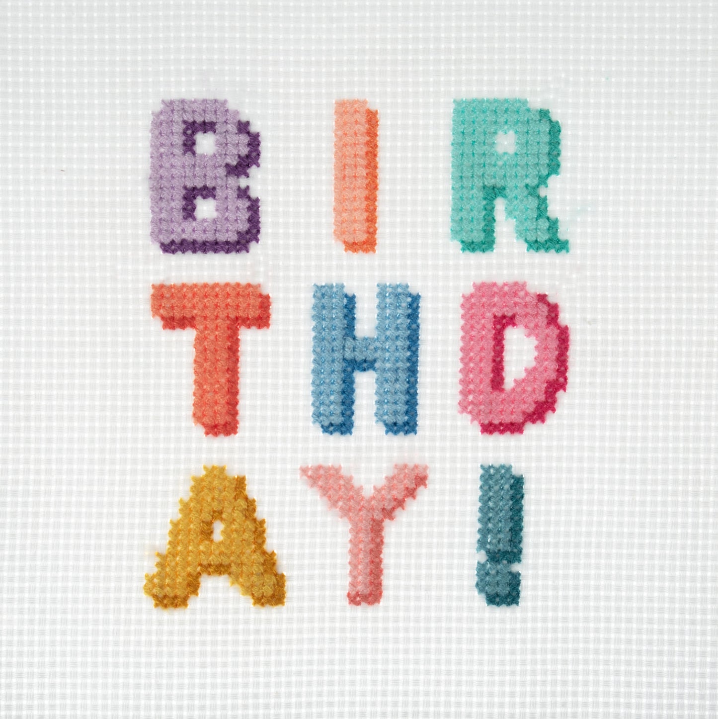 Counted Cross Stitch Kit: Mini: Birthday