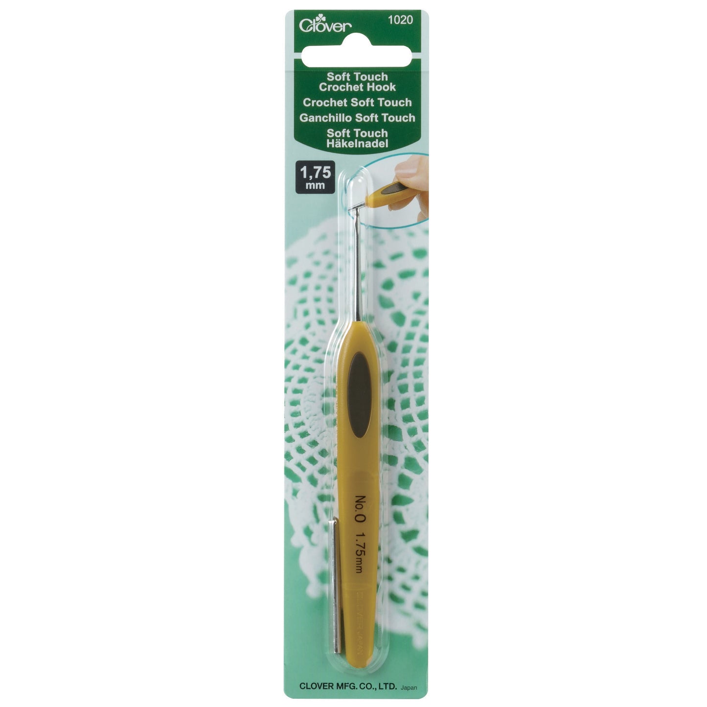 Clover Crochet Hook: Soft Touch: (0.5mm to 1.75mm)