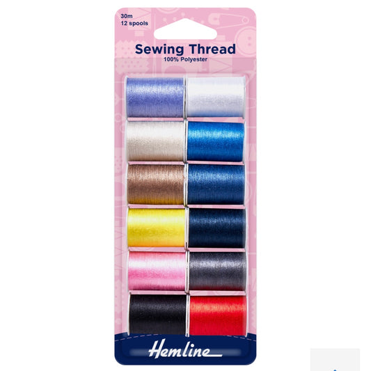 Hemline Sewing Thread Multipack