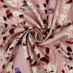 Linen Viscose- Eucalyptus Rose (Price per Metre)