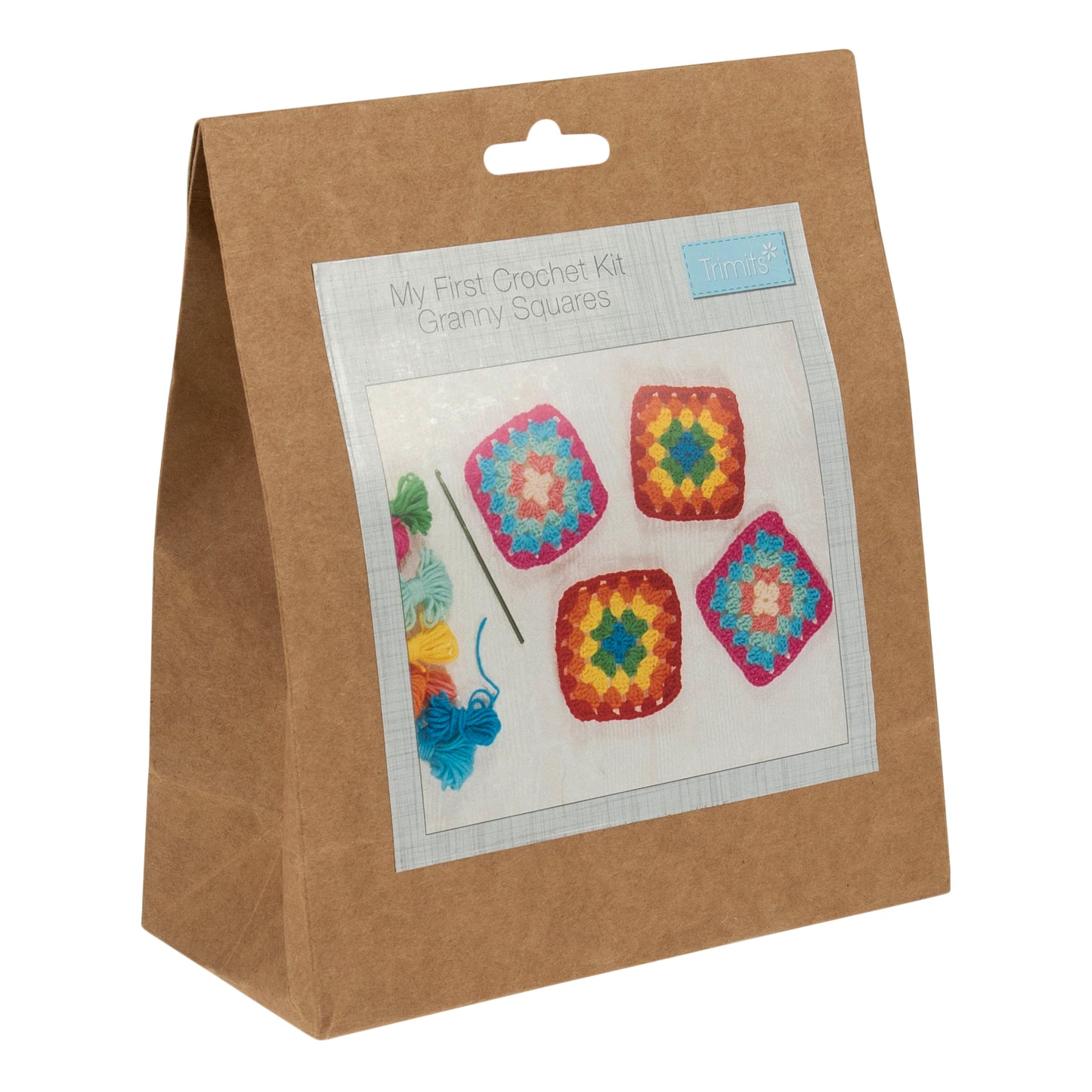 Crochet Kit: My First: Granny Squares: Bright Colours