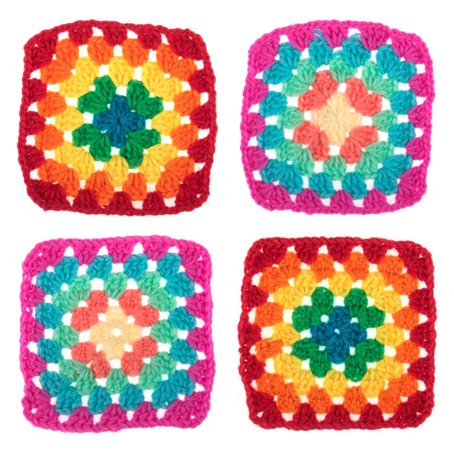 Crochet Kit: My First: Granny Squares: Bright Colours