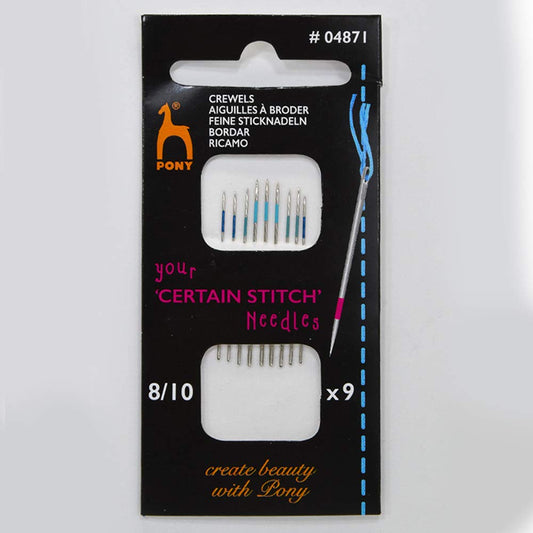 Pony Certain Stitch Needles - 8/10 x9