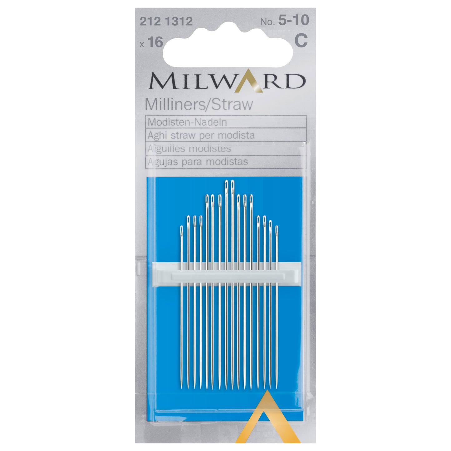 Milward Milliners/Straw Needles - size 5-10