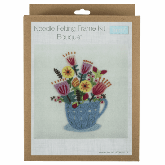 Needle Felting Frame Kit: Bouquet