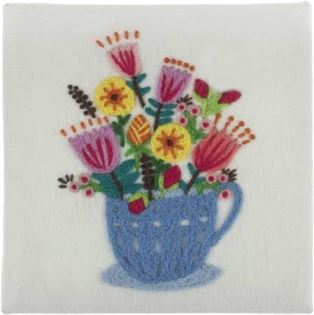 Needle Felting Frame Kit: Bouquet