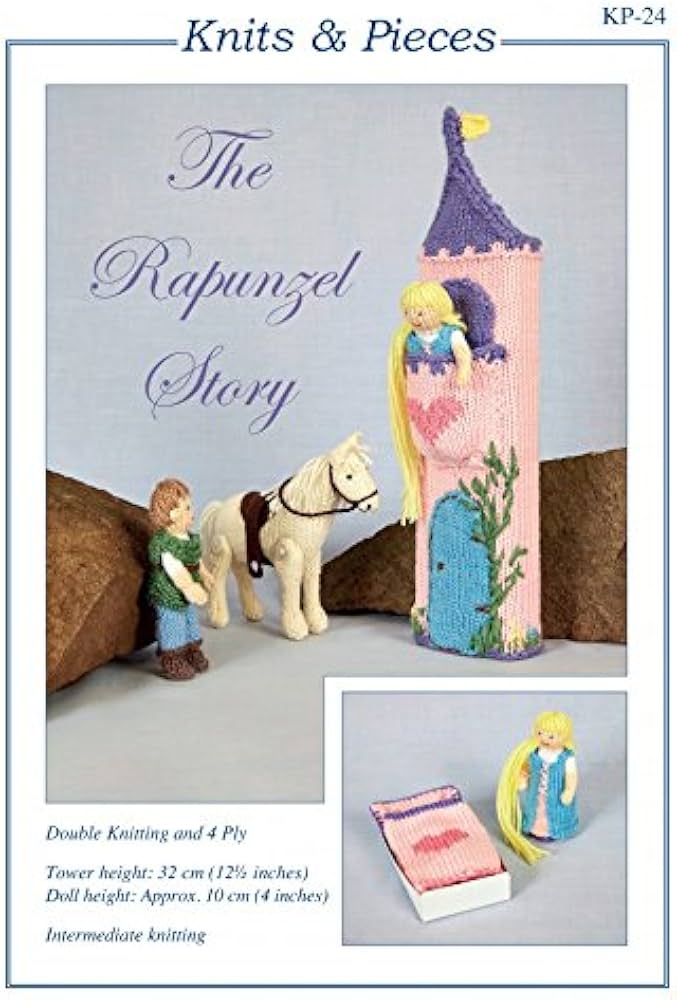 Knits & Pieces Knitting Pattern - The Rapunzel Story - Sandra Polley