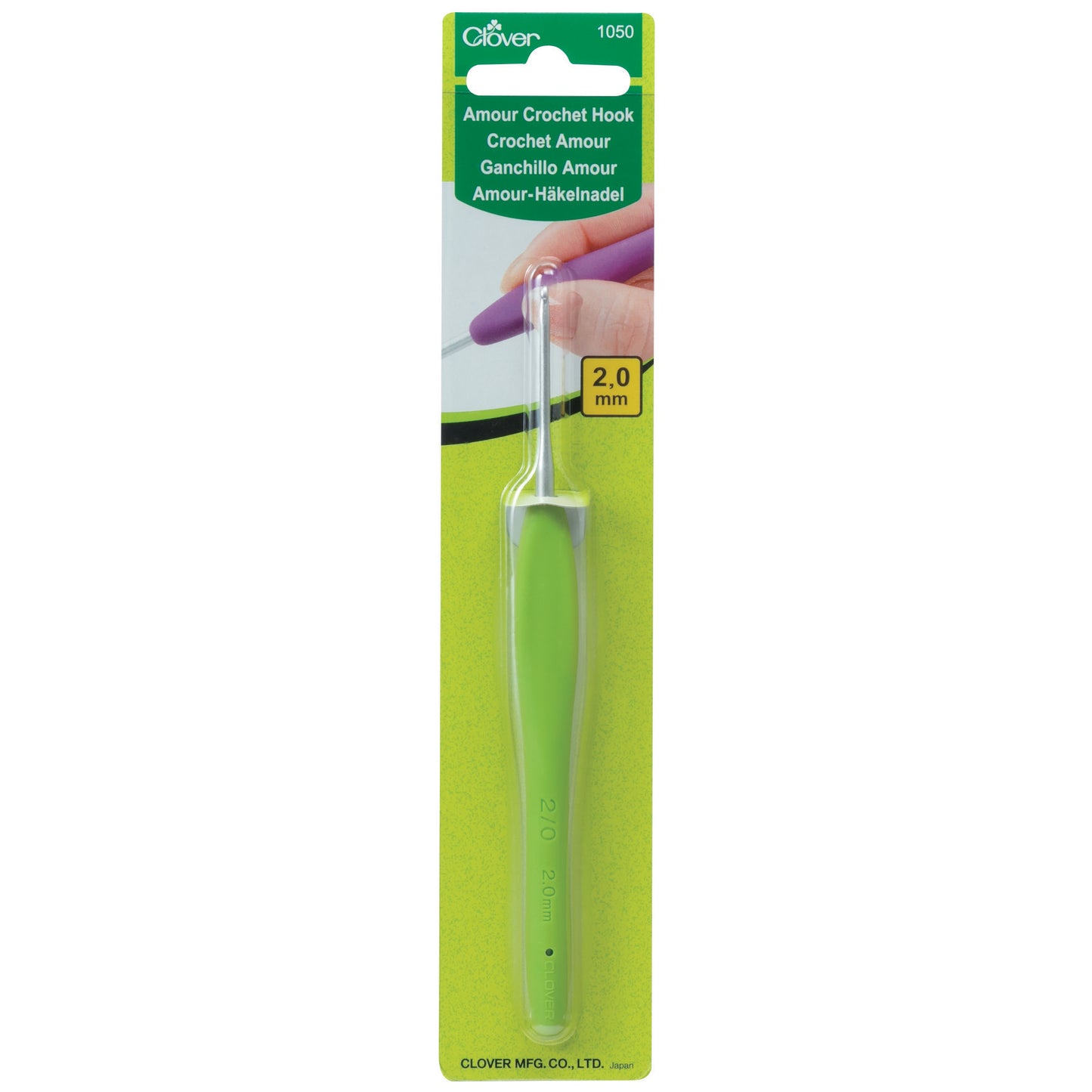 Clover Crochet Hooks: Amour (2.0mm to 6.0mm)