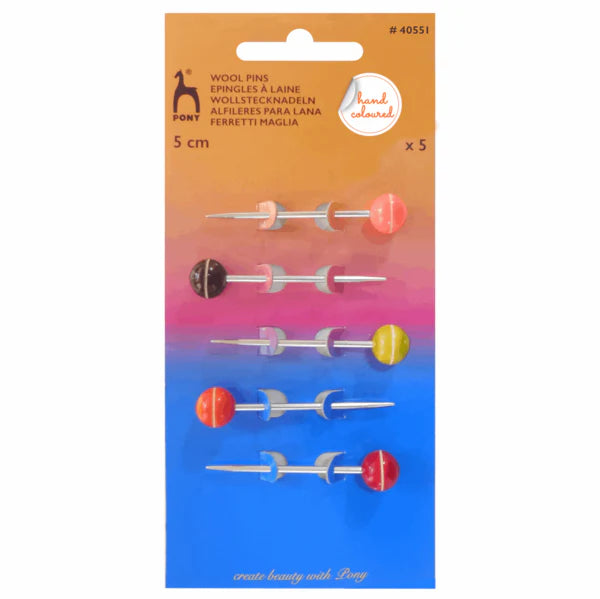 Pony Wool Pins x5 - 5cm