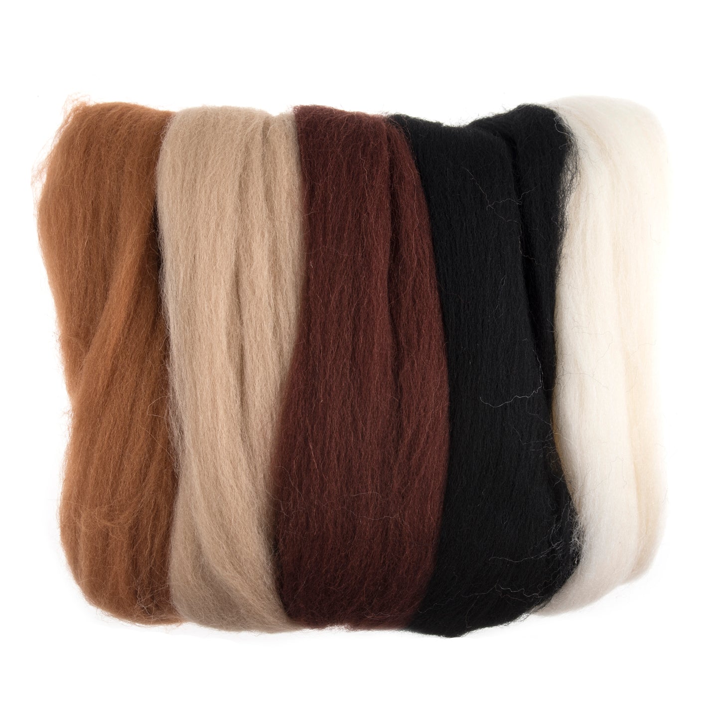 Natural Wool Roving 50g - (assorted colours)