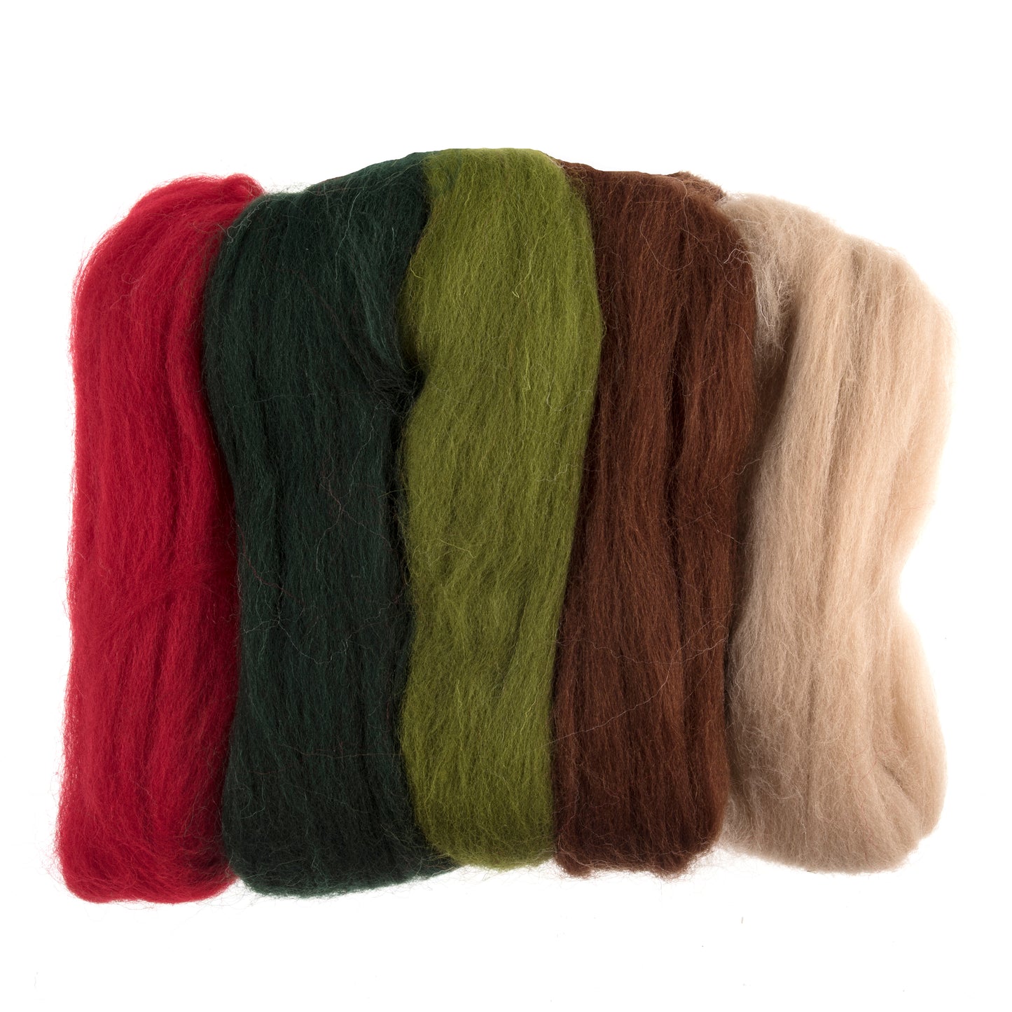 Natural Wool Roving 50g - (assorted colours)