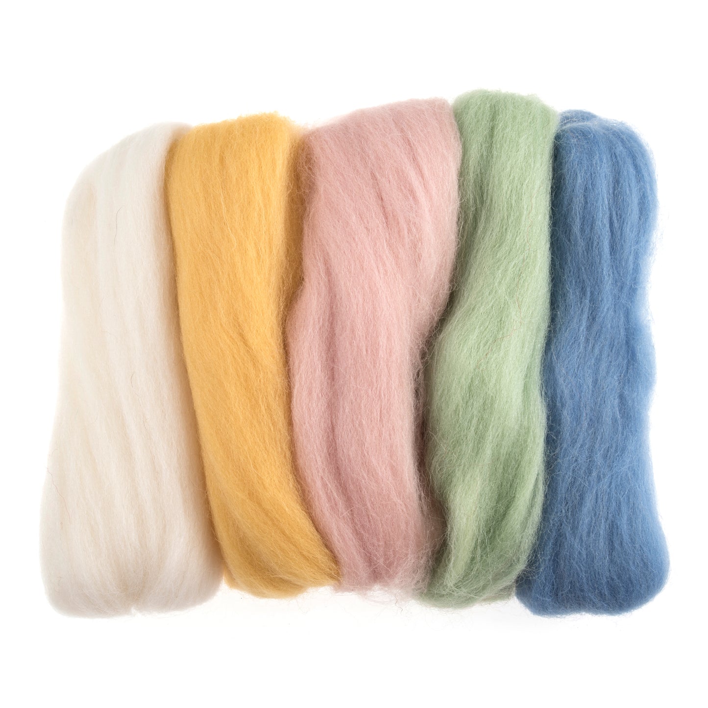 Natural Wool Roving 50g - (assorted colours)