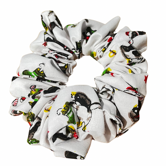 Christmas Penguin Scrunchie