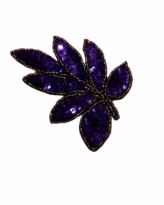 Purple Leaf Motif