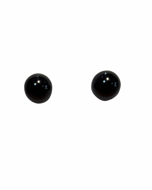 6mm Black Stud Toy Eye & Washer (Price per pair)